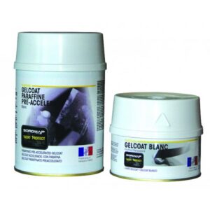 Gelcoat blanc P/ACC 750g + cata