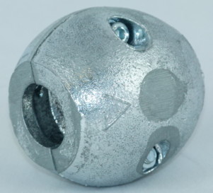 Zincanode shaft long, 22 mm, 0,530kg