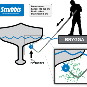 Dugno valymo įrenginys Scrubbis 113-320 cm