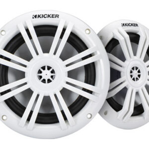 KM 165mm Coaxial Speaker System with White LED Grills