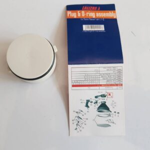 11420 Kamščio ir tarpinės rinkinys / Plug & O – ring assembly for manual toilet