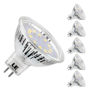 71225 LED lemputė 12V MR16, G5.3, cool white – 10SMDs 50x45mm