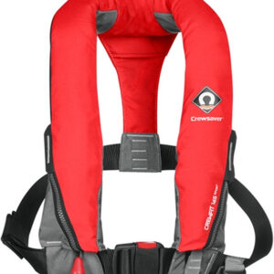 Gelbėjimosi liemenė, automatinė, crewfit, 165N, red