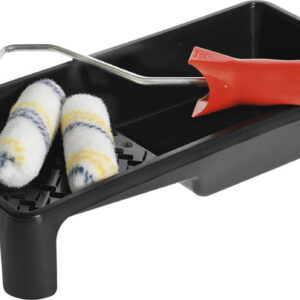 Paint Set Professional: Roller Tray+Roller Frame+2Nylon-Polyamide Roller Cover