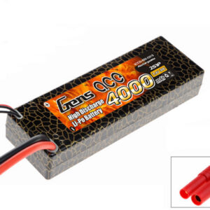 Gens Ace 4000mAh 7.4V 30C 2S1P Hard case Lipo Battery  PackGens